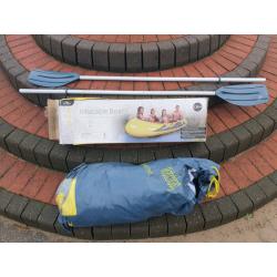 Inflatable boat with Oars