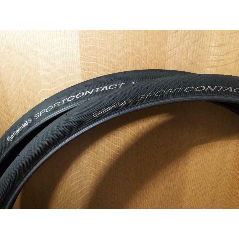 2x Continental Sport Contact 700x32c Road tyres