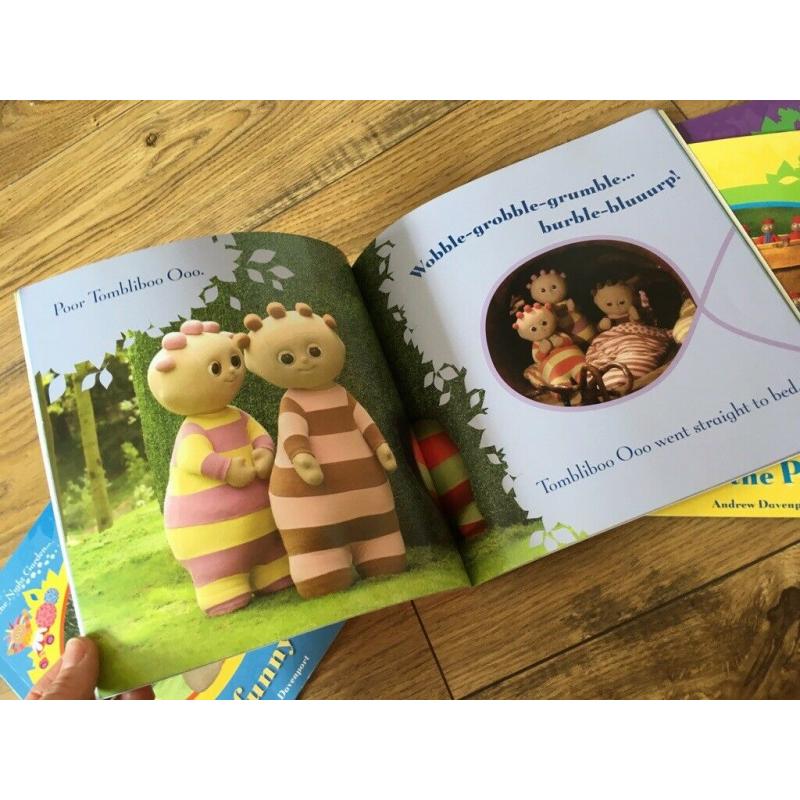 4 x In the night garden books by Andrew Davenport: Very Good Condition