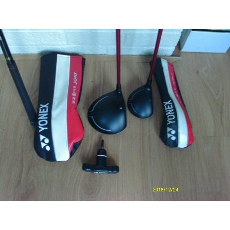 YONEX EZONE XPG HI DRAW 5 WOOD WITH EX310 SOFT SHAFT WITH HEADCOVER