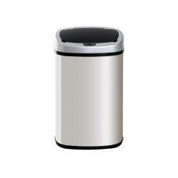 Sensor Dustbin Touchless Trash Can Automatic Garbage Bin Stainless Steel 80L, 60L