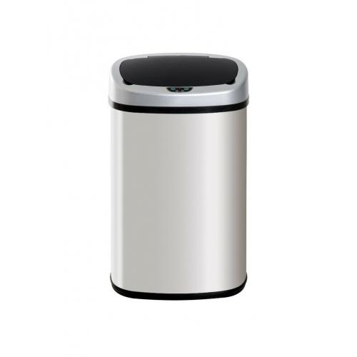 Sensor Dustbin Touchless Trash Can Automatic Garbage Bin Stainless Steel 80L, 60L