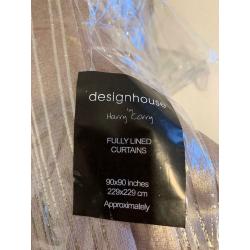 90 x 90 inch gold shimmer curtains