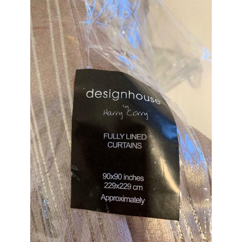 90 x 90 inch gold shimmer curtains