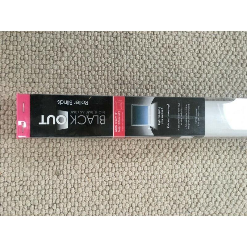 Blackout Blind 122cm (4') x 162cm drop 64" (Dartford)