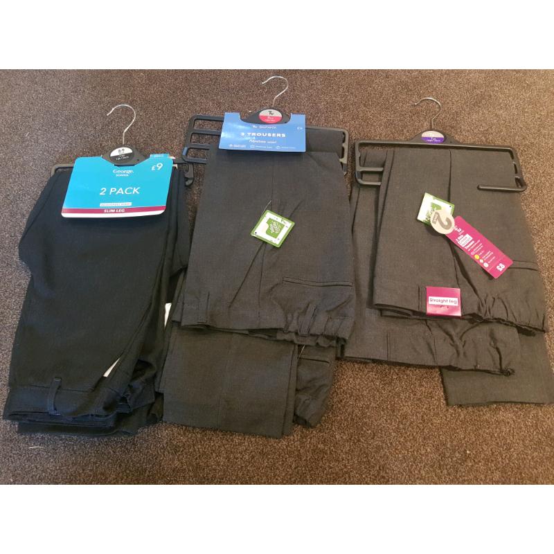 Boys and Girls Brand New Grey School Trousers