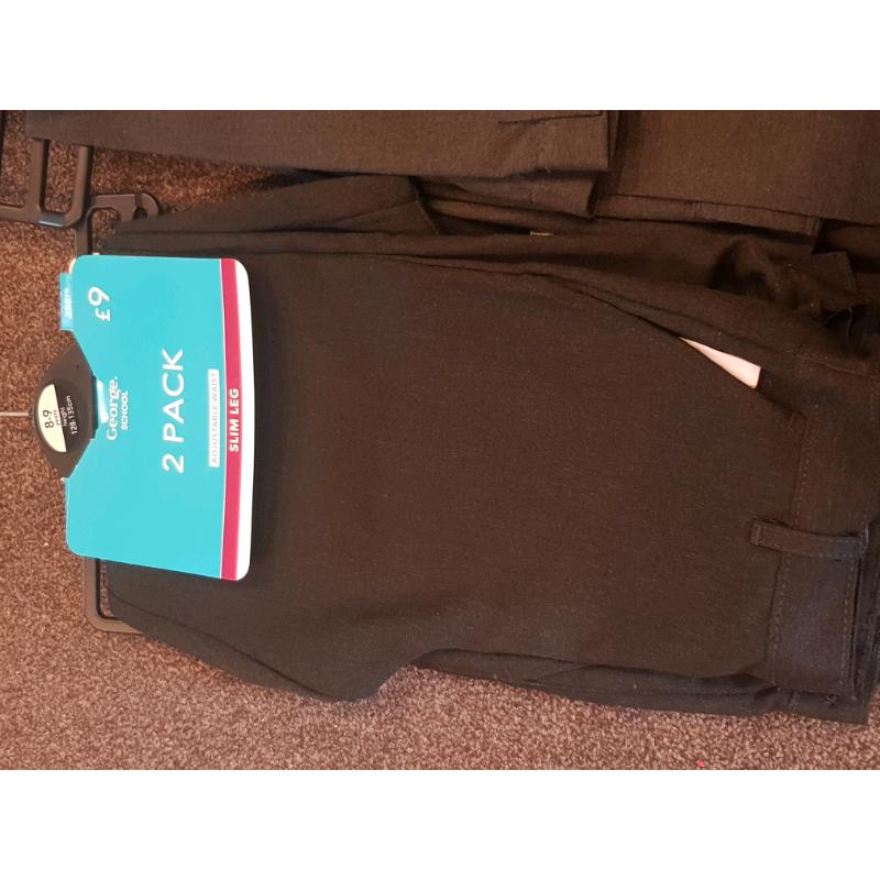 Boys and Girls Brand New Grey School Trousers