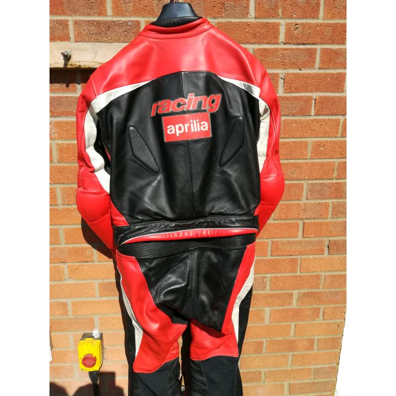 Aprilia racing motorcycle leathers