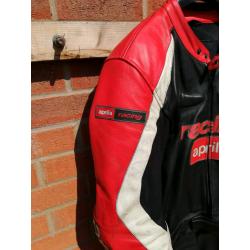 Aprilia racing motorcycle leathers