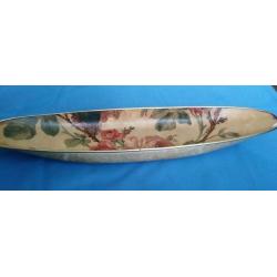 1950's floral serving tray - excellent condition