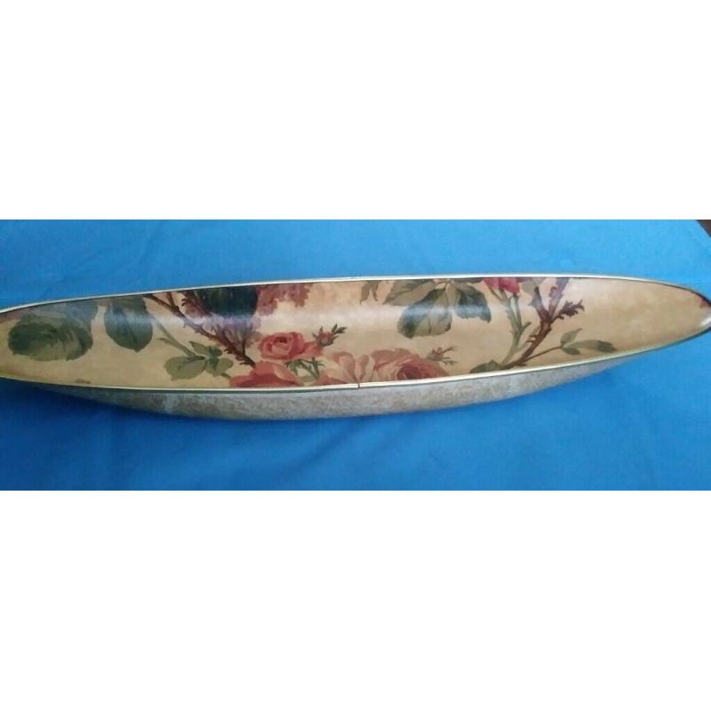 1950's floral serving tray - excellent condition