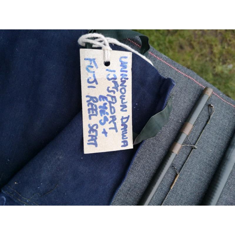 Unknown diawa 13' float rod with fuji eyes and reel seat