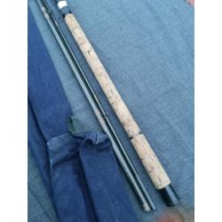 Unknown diawa 13' float rod with fuji eyes and reel seat