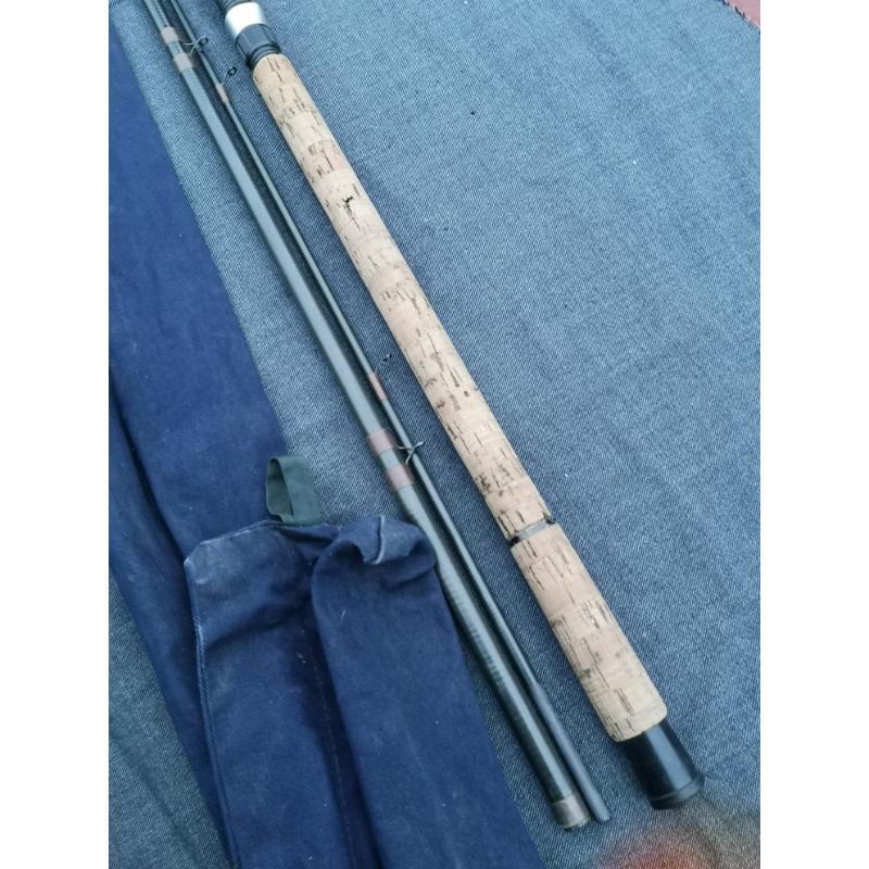 Unknown diawa 13' float rod with fuji eyes and reel seat