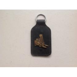 Leather Stacatruc forklift key fob