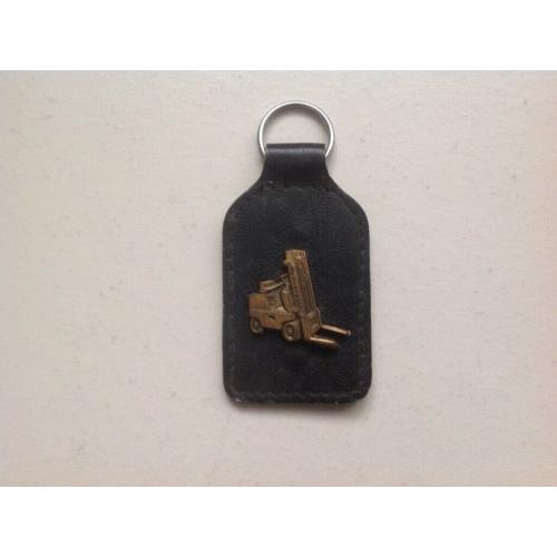 Leather Stacatruc forklift key fob