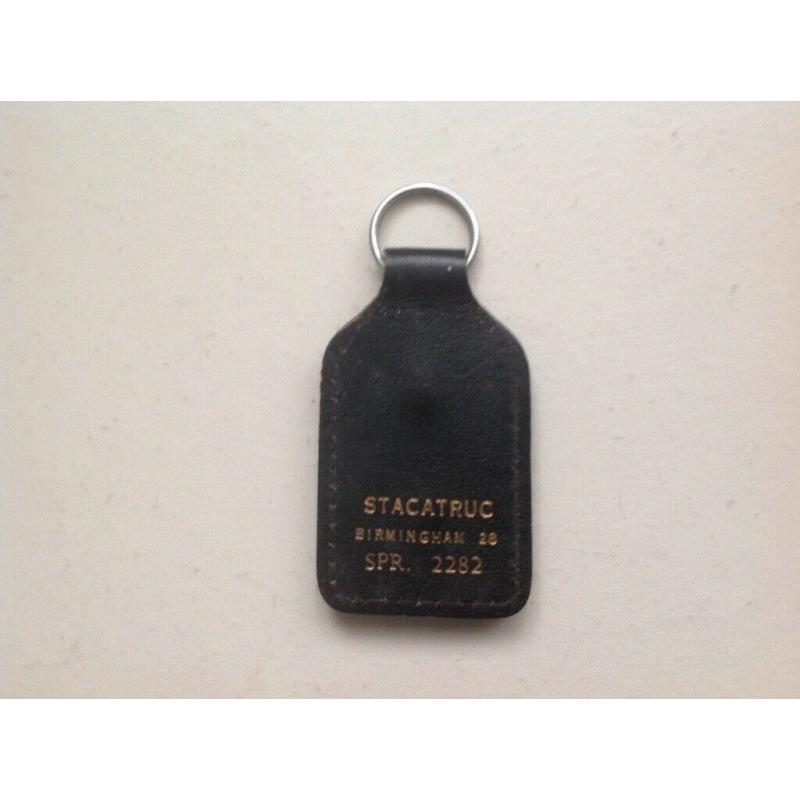 Leather Stacatruc forklift key fob