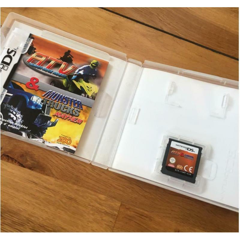 NINTENDO DS 2 in 1 games ATV & MONSTER TRUCKS MAYHEM