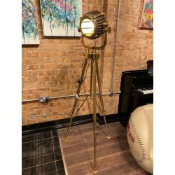 Spotlight Nautical Tripod Standing Lamp
