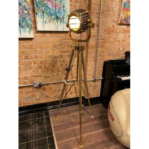 Spotlight Nautical Tripod Standing Lamp