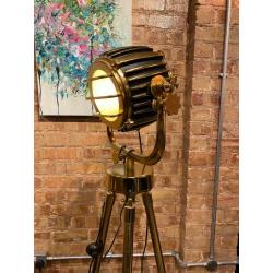 Spotlight Nautical Tripod Standing Lamp