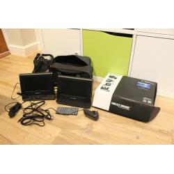 Portable DVD - Nextbase SDV47 - A With additional screen.