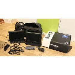 Portable DVD - Nextbase SDV47 - A With additional screen.