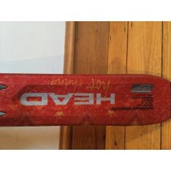 HEAD hot thang skis. 149cm + Tyrolia bindings
