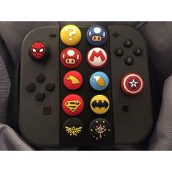 Nintendo Switch Thumb Grip Marvel DC MARIO