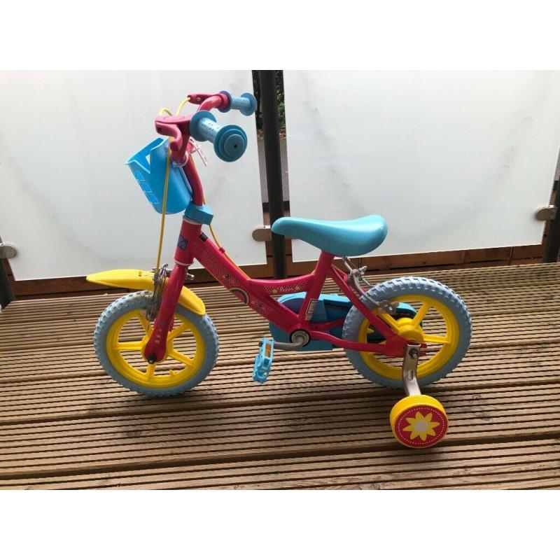 Peppa pig 12 inch kids bike