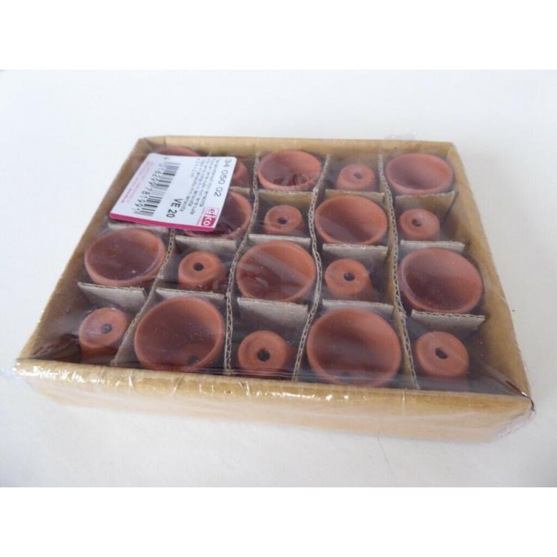 BRAND NEW MICRO TERRACOTTA FLOWER POTS