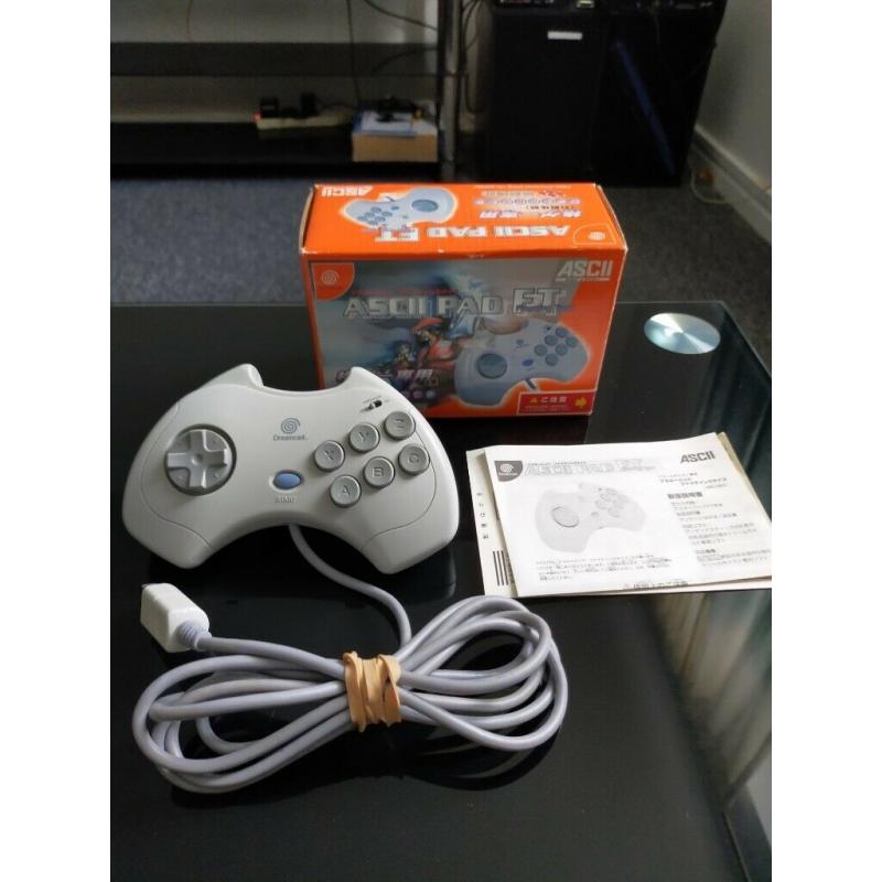 Sega Dreamcast ASCII Pad FT Controller Vibration DC Boxed