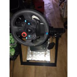 Logitech full steering wheel set for PS or XBOX