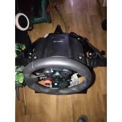 Logitech full steering wheel set for PS or XBOX