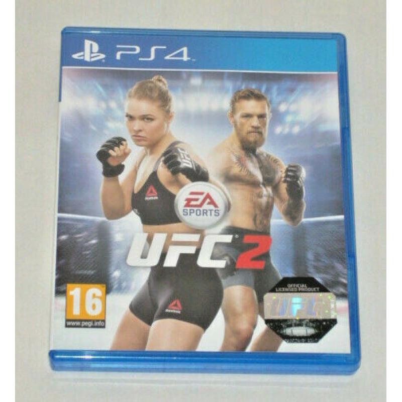 SONY PLAYSTATION PS4 GAME UFC 2 EA SPORTS ULTIMATE FIGHTER CHAMPIONSHIP HOLOGRAM