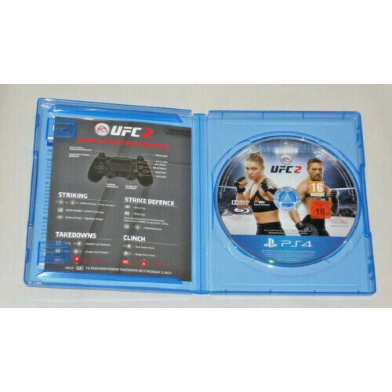 SONY PLAYSTATION PS4 GAME UFC 2 EA SPORTS ULTIMATE FIGHTER CHAMPIONSHIP HOLOGRAM