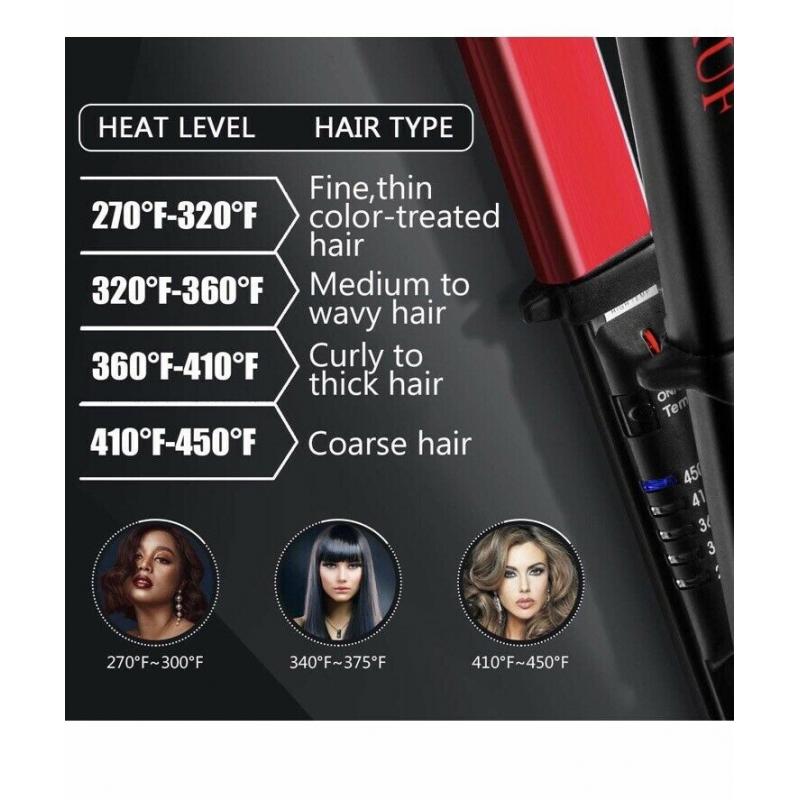 Brand new-hair straightener and curler
