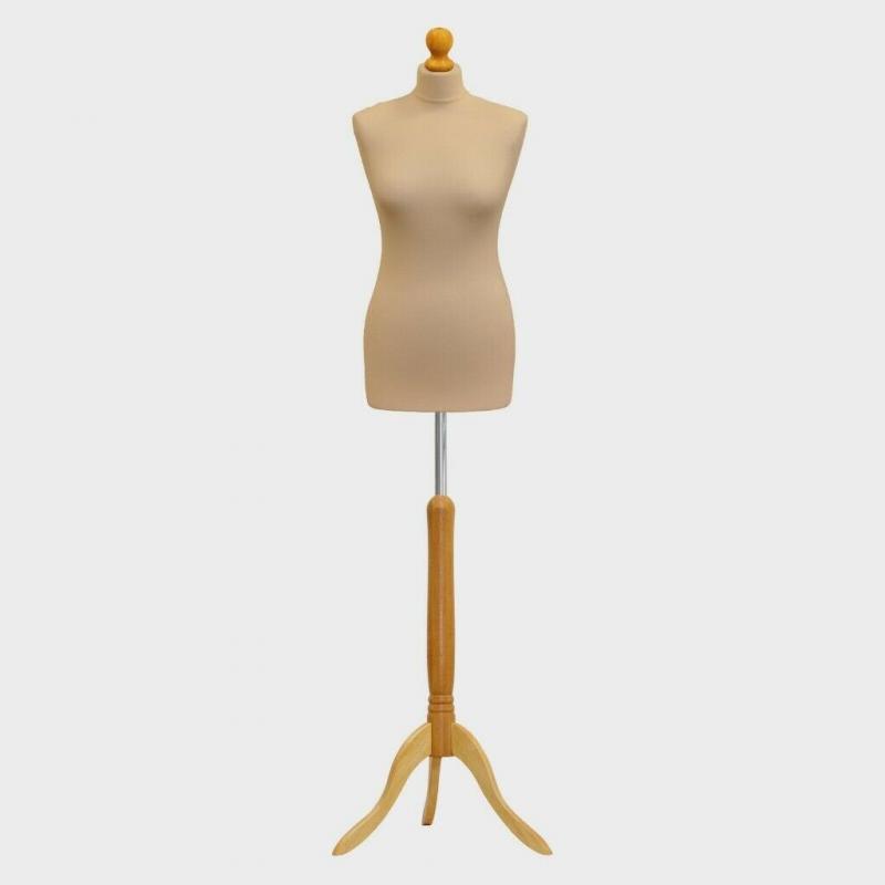 Tailors Dummy Bust Female UK 10/12 Dressmakers Student Sewing Mannequin Display