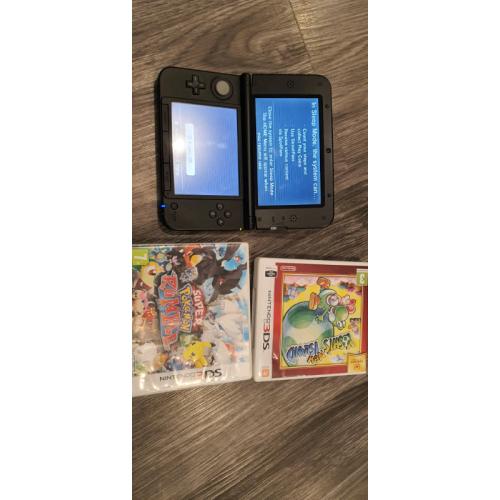 Nintendo 3Ds XL with 2x games