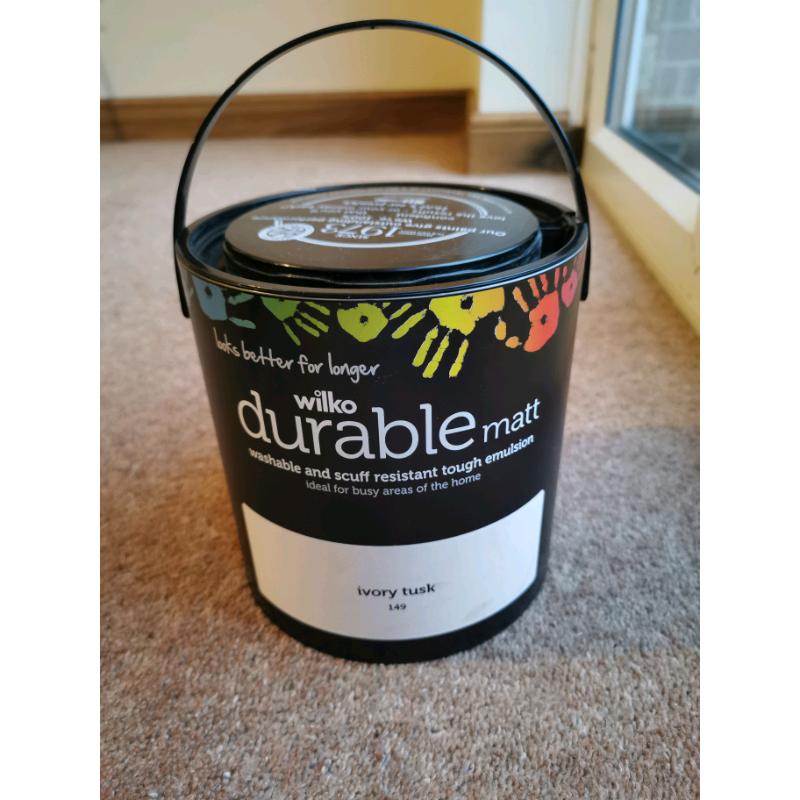 2.5l durable paint from Wilko