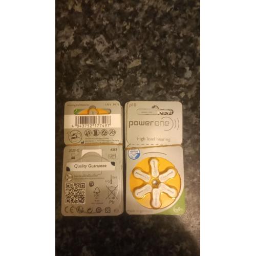 Hearing aid batteries