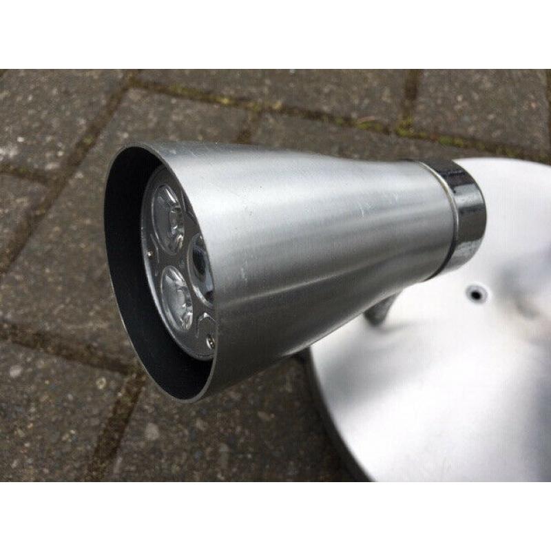Classic Habitat Set of 3 x Spots 22cm diameter - circa 2004 in Stainless steel