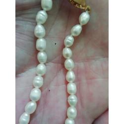 Natural Saltwater Pearls Necklace And Bracelet Set