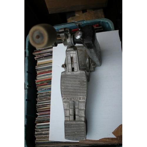 Premier 252 single bass drum pedal - Original version - '70s - Leicester - Vintage