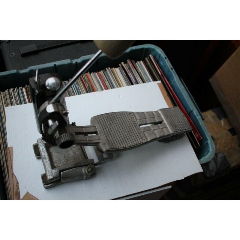 Premier 252 single bass drum pedal - Original version - '70s - Leicester - Vintage