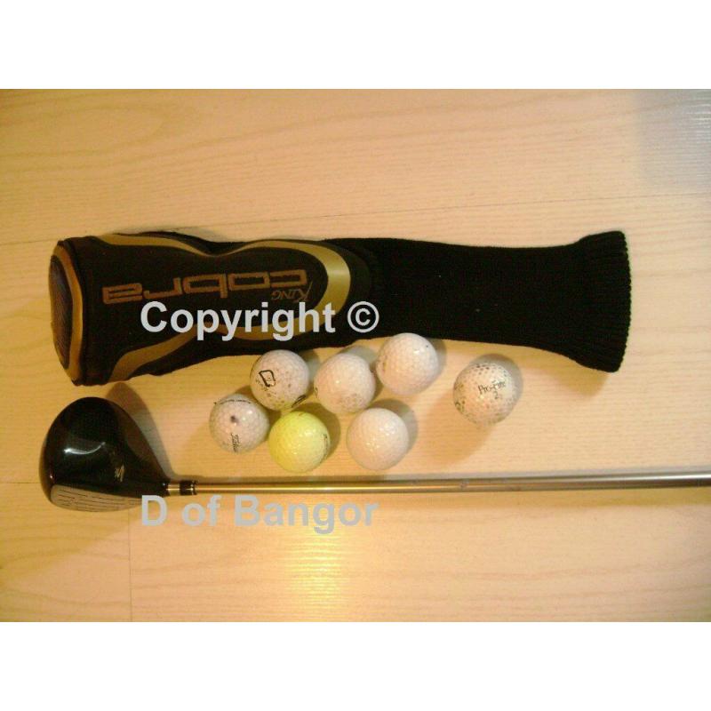 Fairway wood golf club King Cobra graphite shaft
