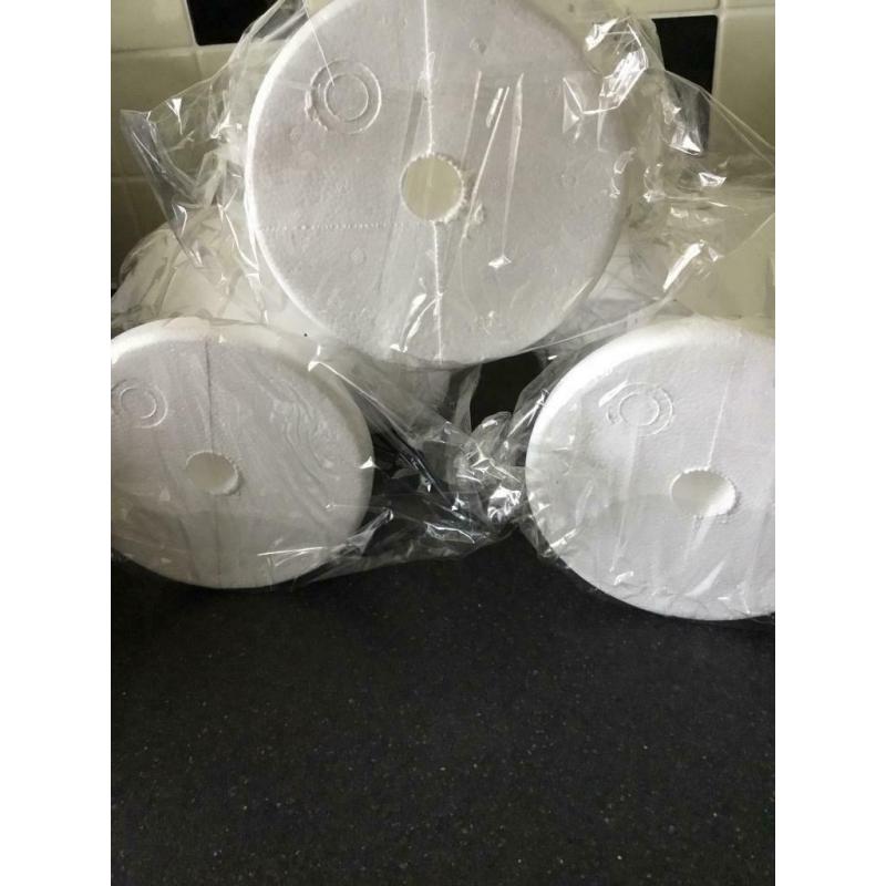 POLYSTYRENE HEADS X 3