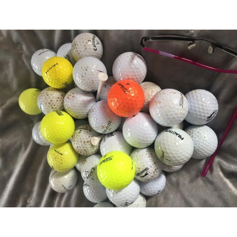 Used golf balls