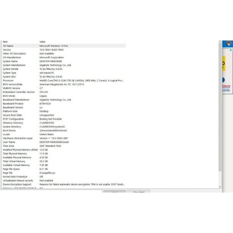 Custom Built Pc for sale