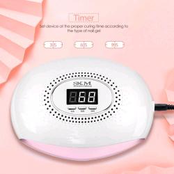 54W UV LED Nail Dryer Nail Lamp with 3 Timer Settings